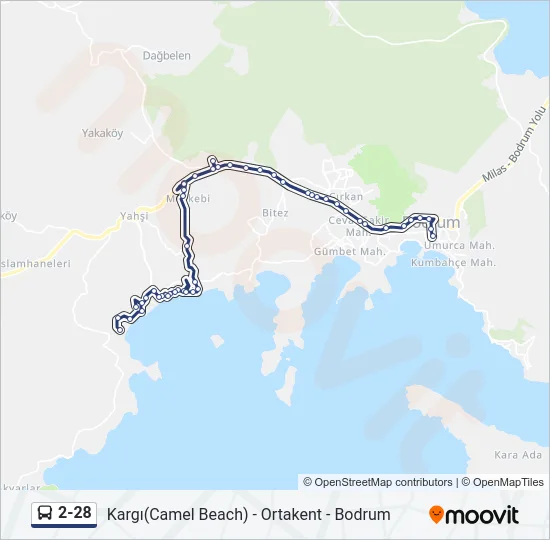 2-28 Bus Line Map