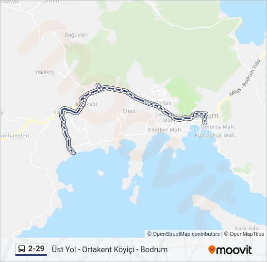 2-29 Bus Line Map