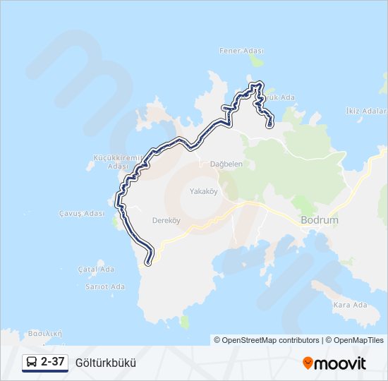 2-37 Bus Line Map