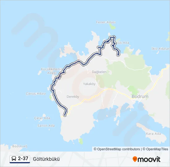 2-37 Bus Line Map