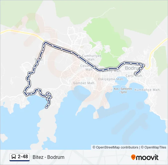 2-48 Bus Line Map