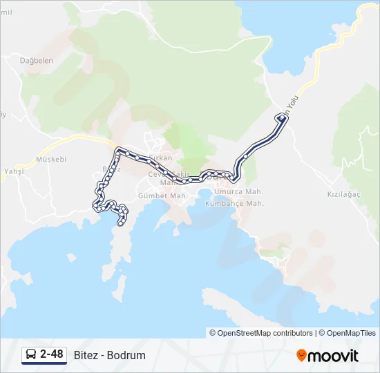 2-48 Bus Line Map