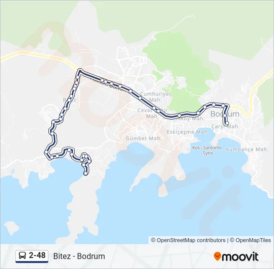 2-48 Bus Line Map