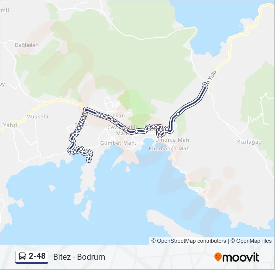 2-48 Bus Line Map