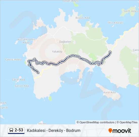 2-53 Bus Line Map