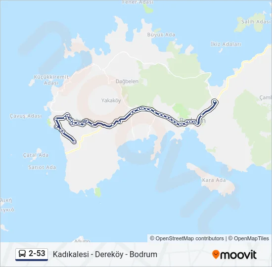 2-53 Bus Line Map
