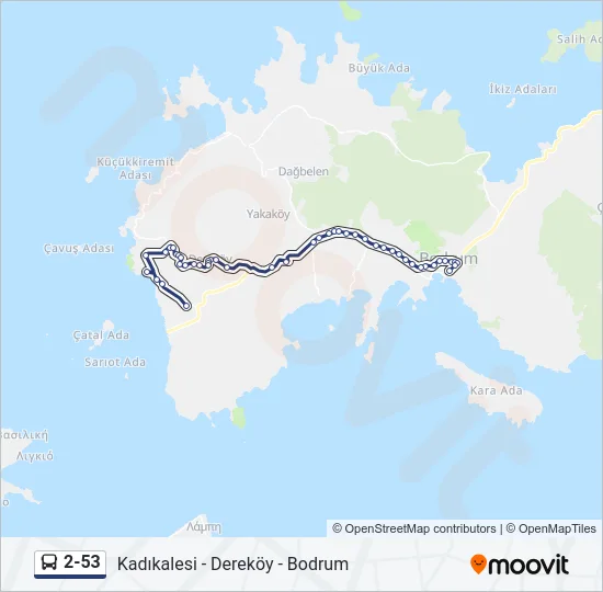 2-53 Bus Line Map