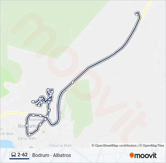 2-62 Bus Line Map