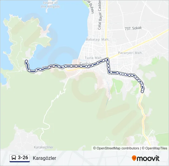 3-26 Bus Line Map