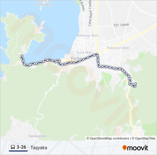 3-26 Bus Line Map