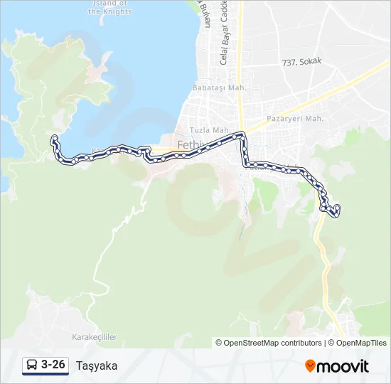 3-26 Bus Line Map
