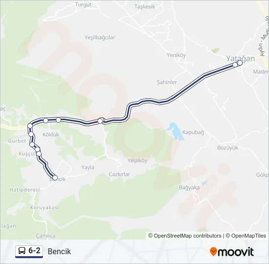 6-2 Bus Line Map