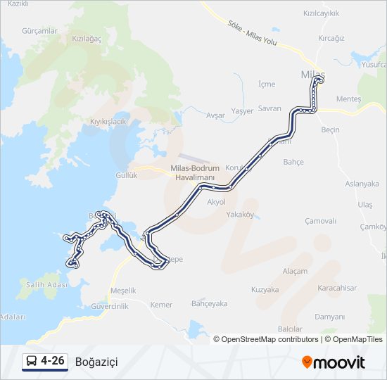 4-26 Bus Line Map