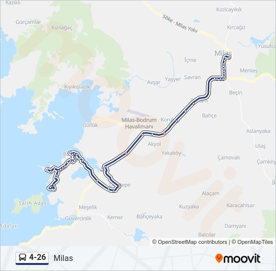 4-26 Bus Line Map