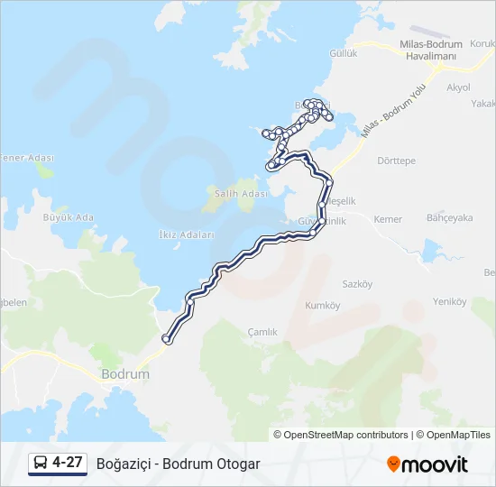 4-27 Bus Line Map