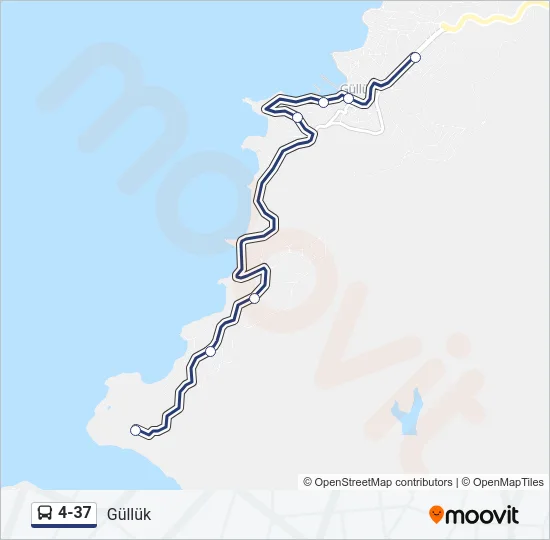 4-37 Bus Line Map