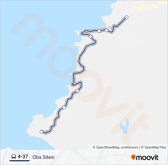 4-37 Bus Line Map