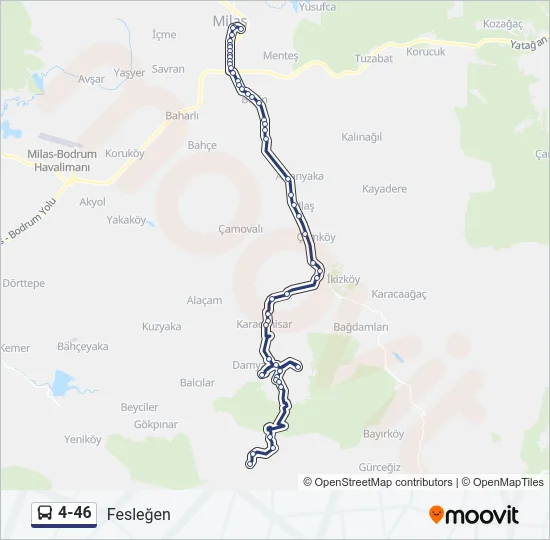 4-46 Bus Line Map