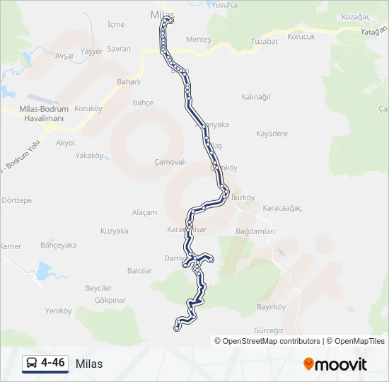 4-46 Bus Line Map