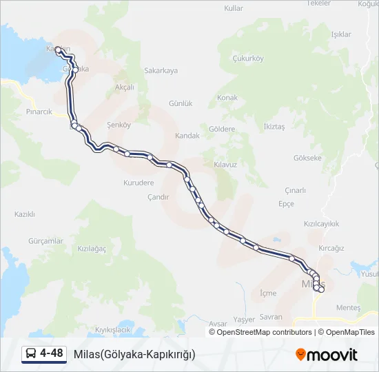 4-48 Bus Line Map