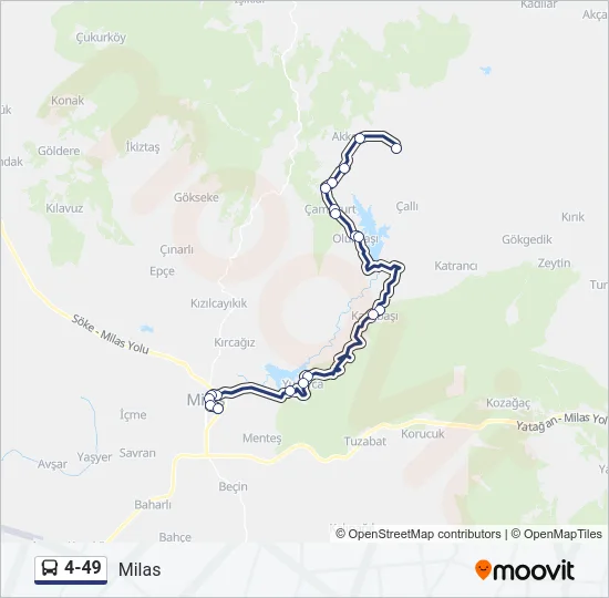 4-49 Bus Line Map