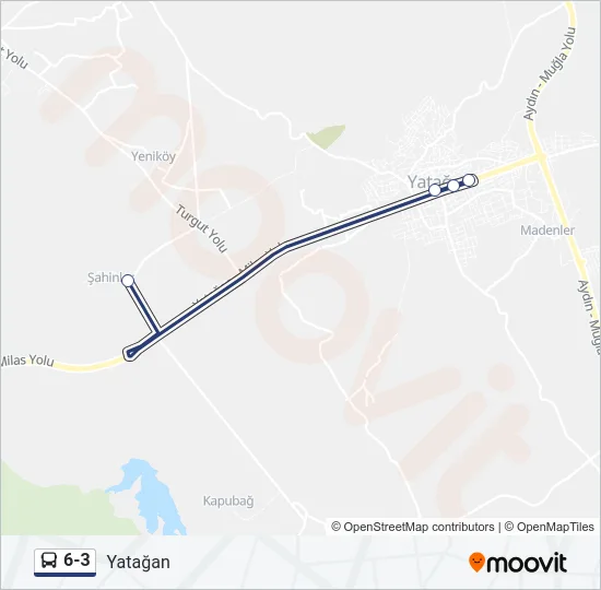 6-3 Bus Line Map