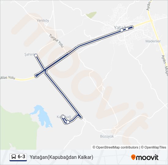 6-3 Bus Line Map