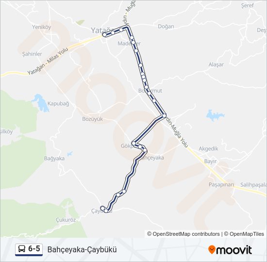 6-5 Bus Line Map