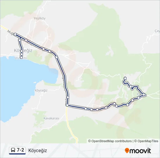 7-2 Bus Line Map