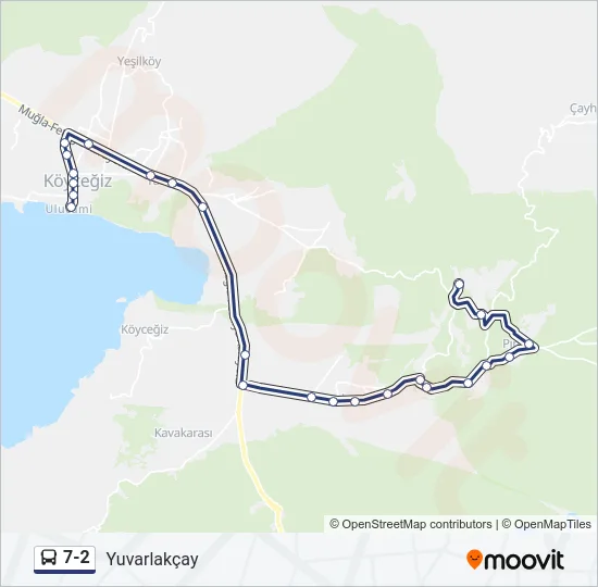 7-2 Bus Line Map