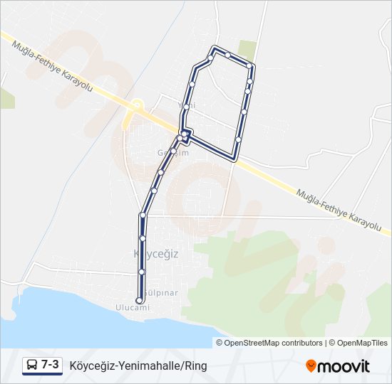 7-3 Bus Line Map