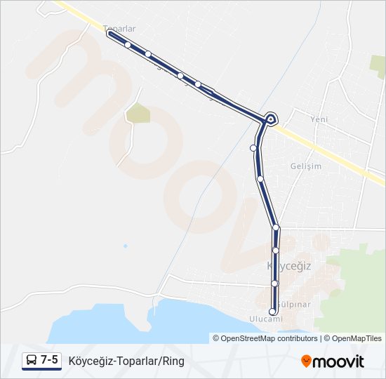 7-5 Bus Line Map