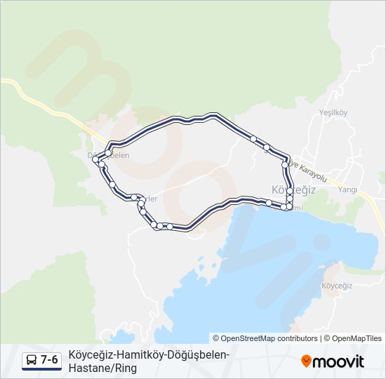 7-6 Bus Line Map