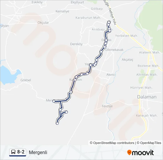 8-2 Bus Line Map