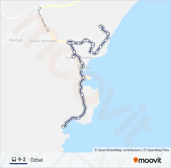 9-2 Bus Line Map