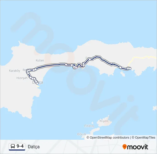 9-4 Bus Line Map
