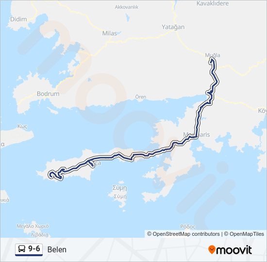 9-6 Bus Line Map