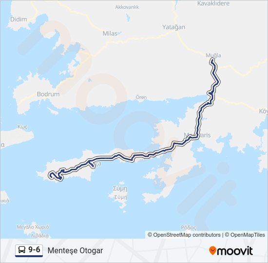 9-6 Bus Line Map