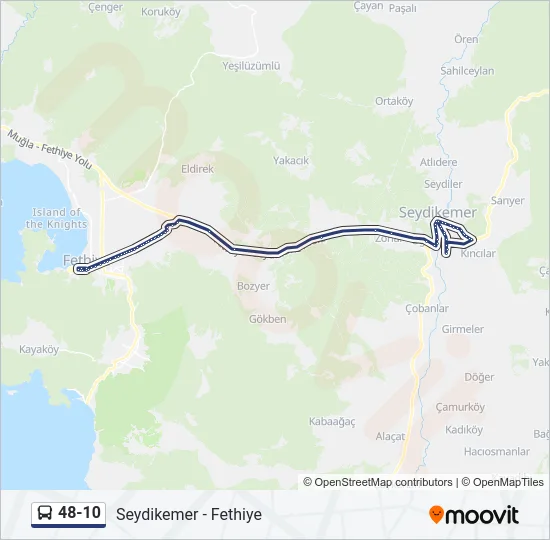 48-10 Bus Line Map