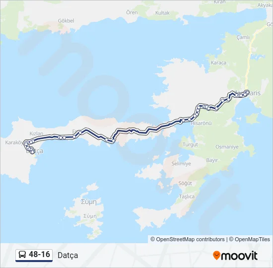 48-16 Bus Line Map