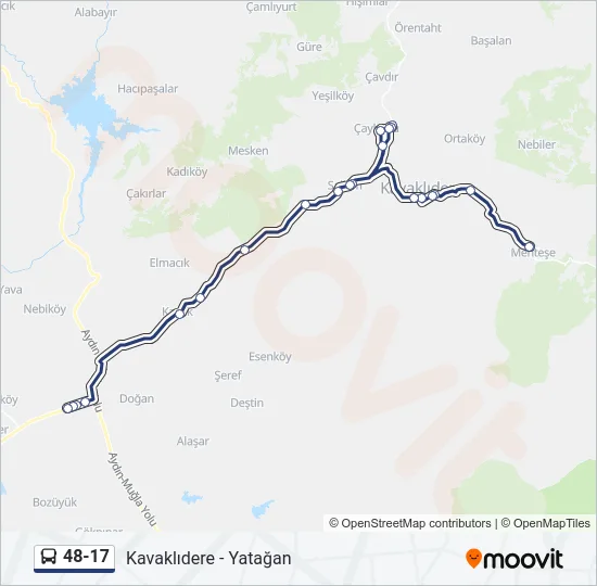 48-17 Bus Line Map