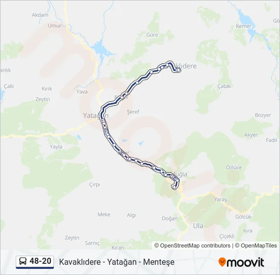 48-20 Bus Line Map