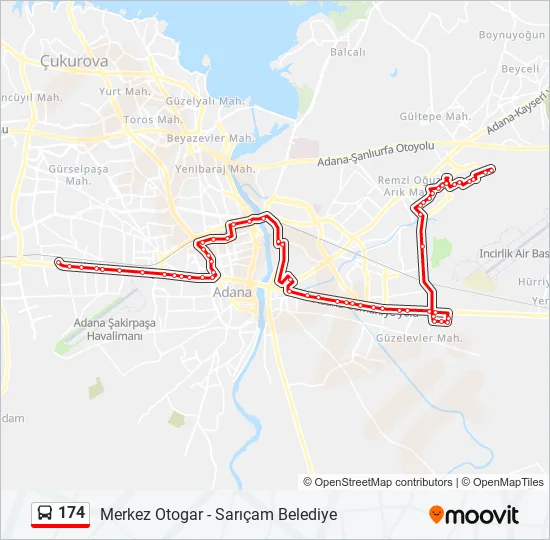 174  Line Map