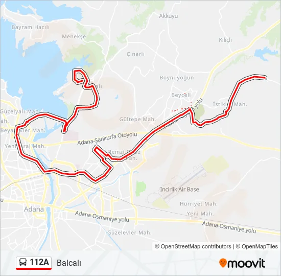 112A  Line Map