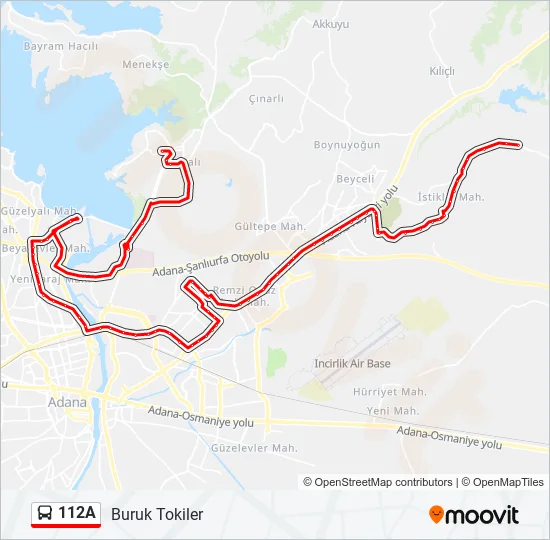 112A  Line Map
