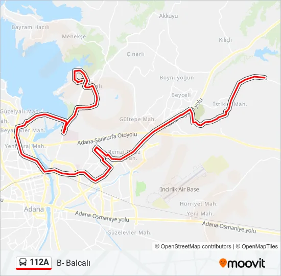 112A  Line Map