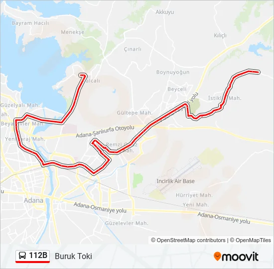 112B  Line Map