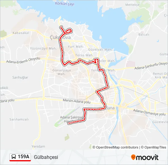 159A  Line Map
