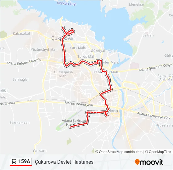 159A  Line Map
