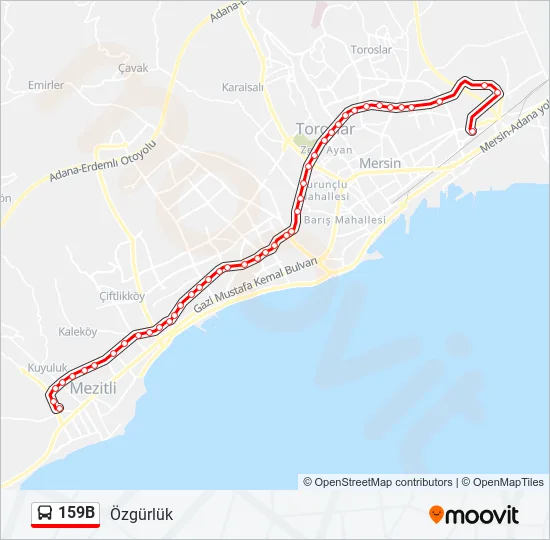 159B  Line Map